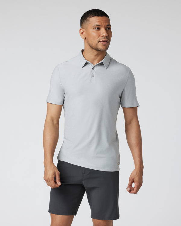 Strato Tech Polo | Platinum Heather