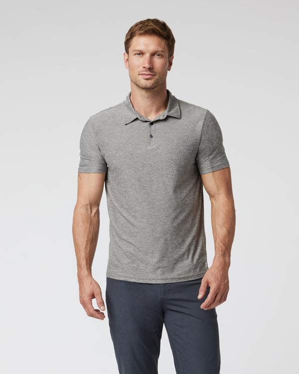 Strato Tech Polo | Heather Grey