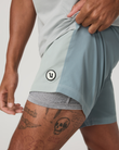 Kore Short Lined 7" | Storm Blue Color Block