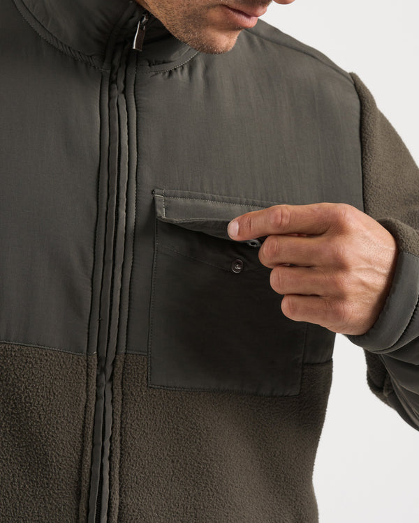 Morrow Sherpa Jacket | Dark Oregano